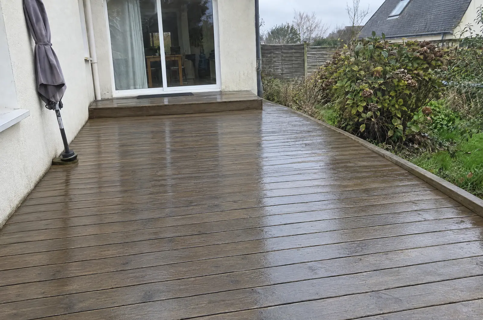Terrasse nettoyée à Cesson-Sévigné